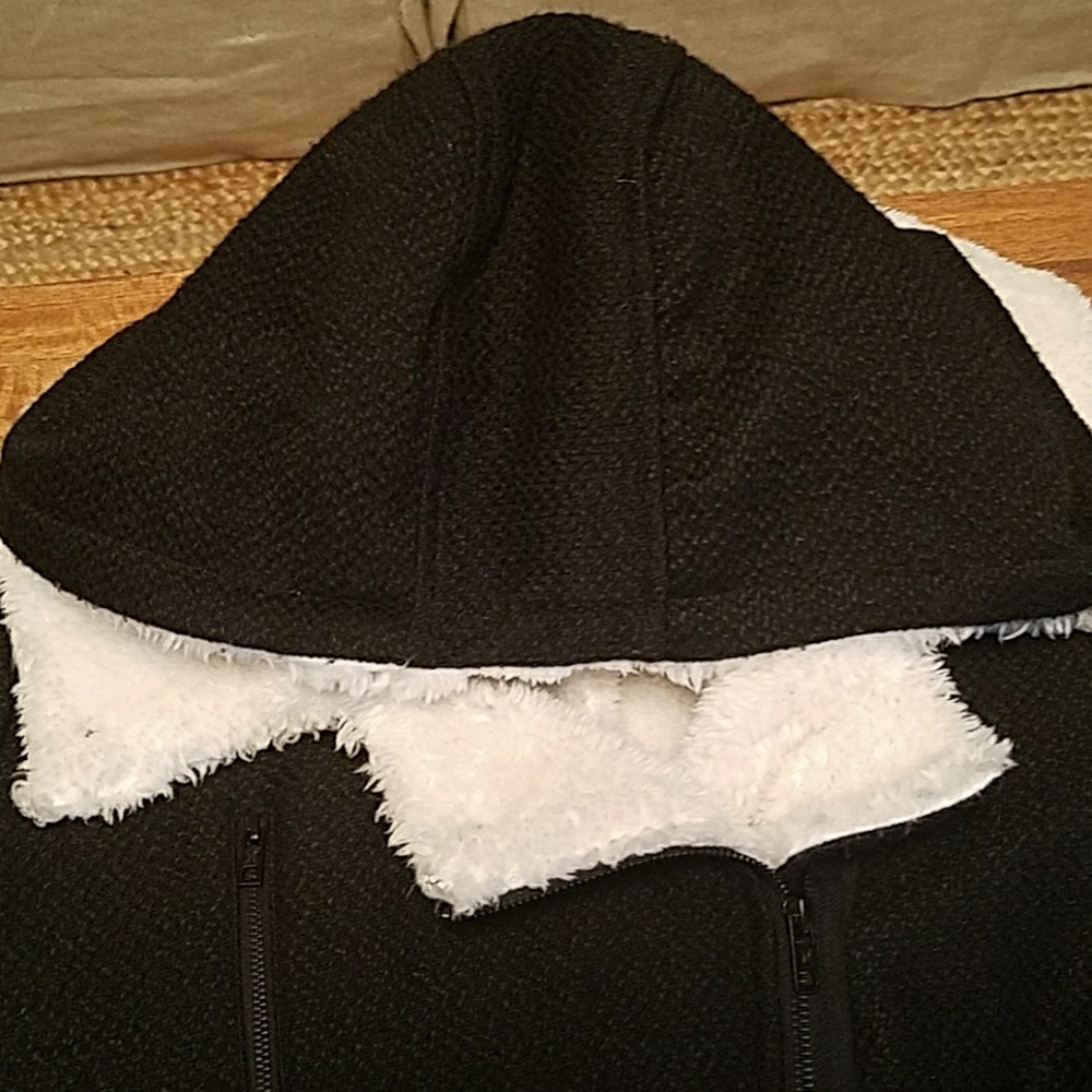HURLEY Nordic Sherpa Jacket blk & White - Picture 7 of 8